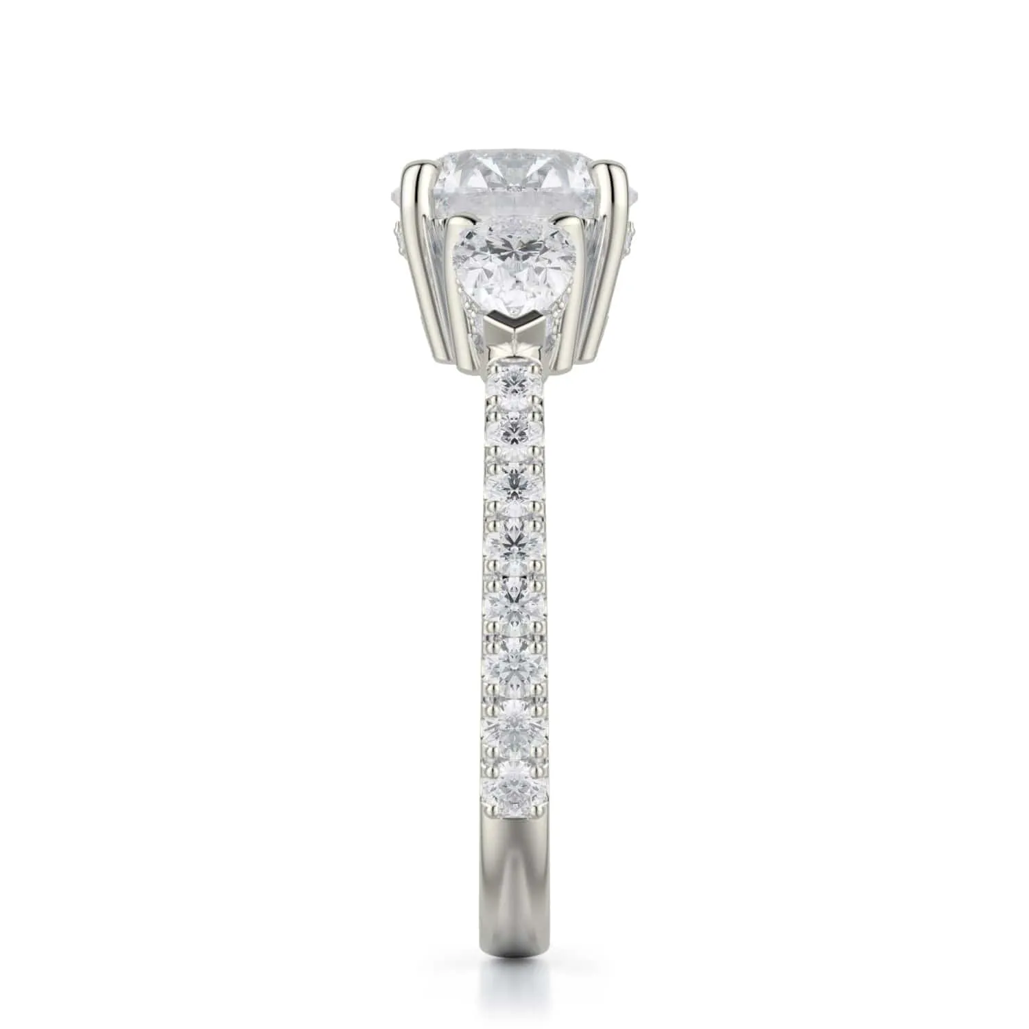 0.85ctw Diamond Engagement Ring