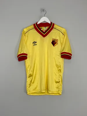 1982/85 WATFORD *MINT* HOME SHIRT (M) UMBRO