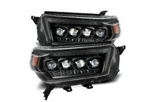 2010-13 Toyota 4Runner AlphaRex Nova Series LED Projector Headlights Alpha - Black