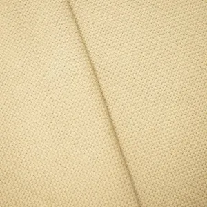 3 7/8 YD PC - Baked Beige Cotton Basket Dobby Home Decorating Fabric