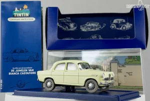 ATLAS TINTIN CAR # 52 Alfa Romeo - Castafiore Emerald Herge model car 1/43 Scale