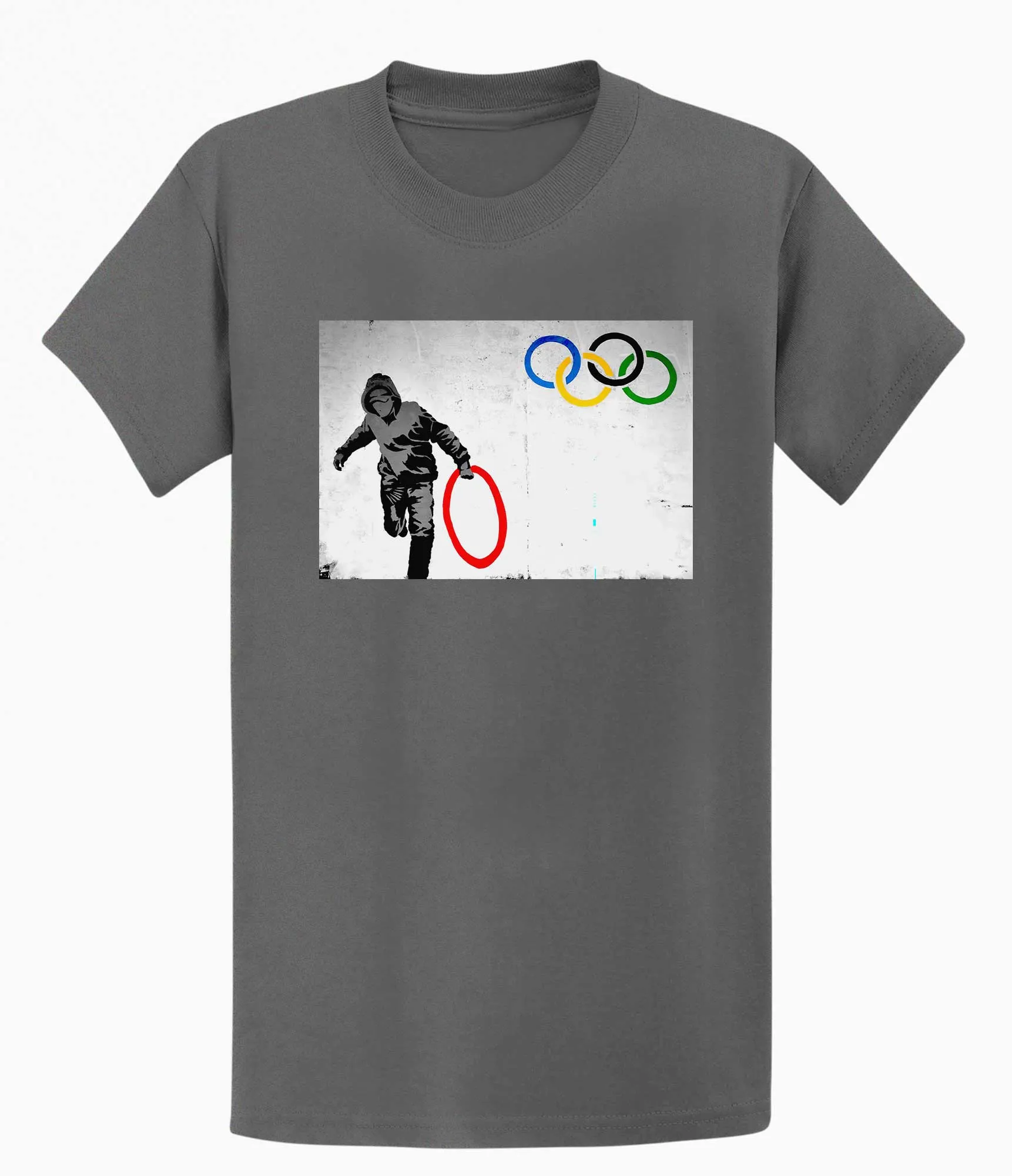 Banksy Unisex T-shirt  - Olympic Theft