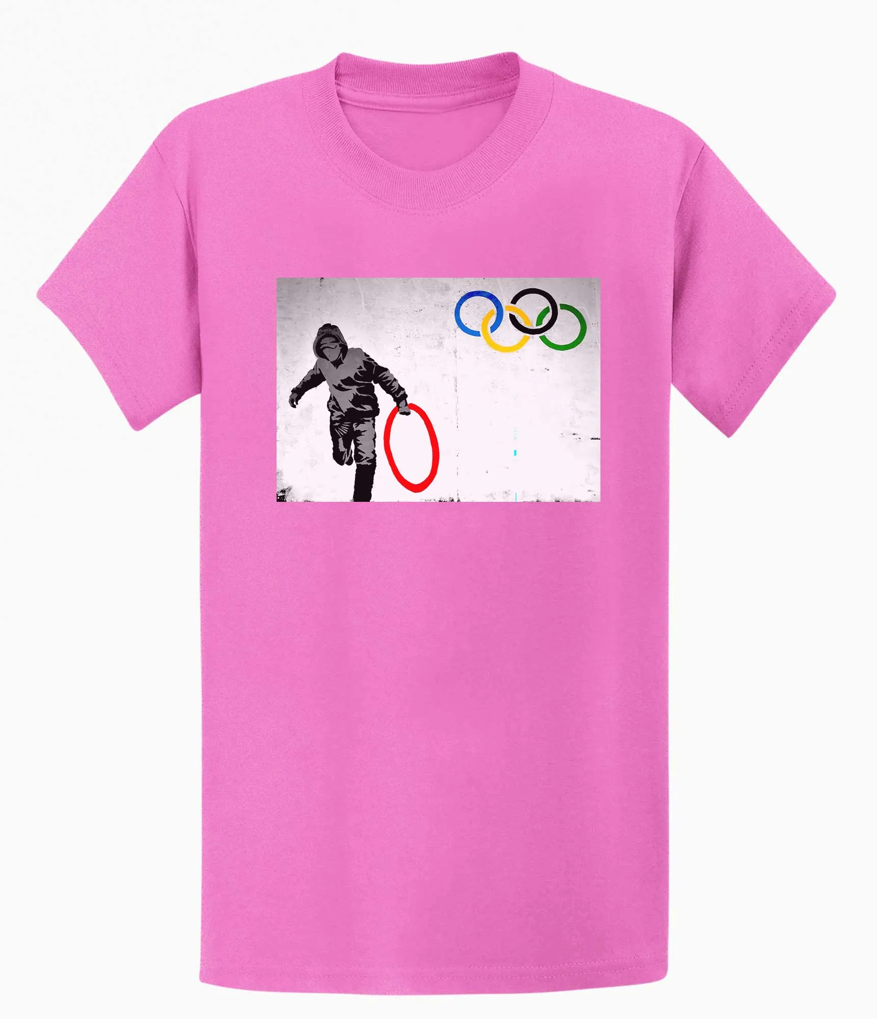 Banksy Unisex T-shirt  - Olympic Theft