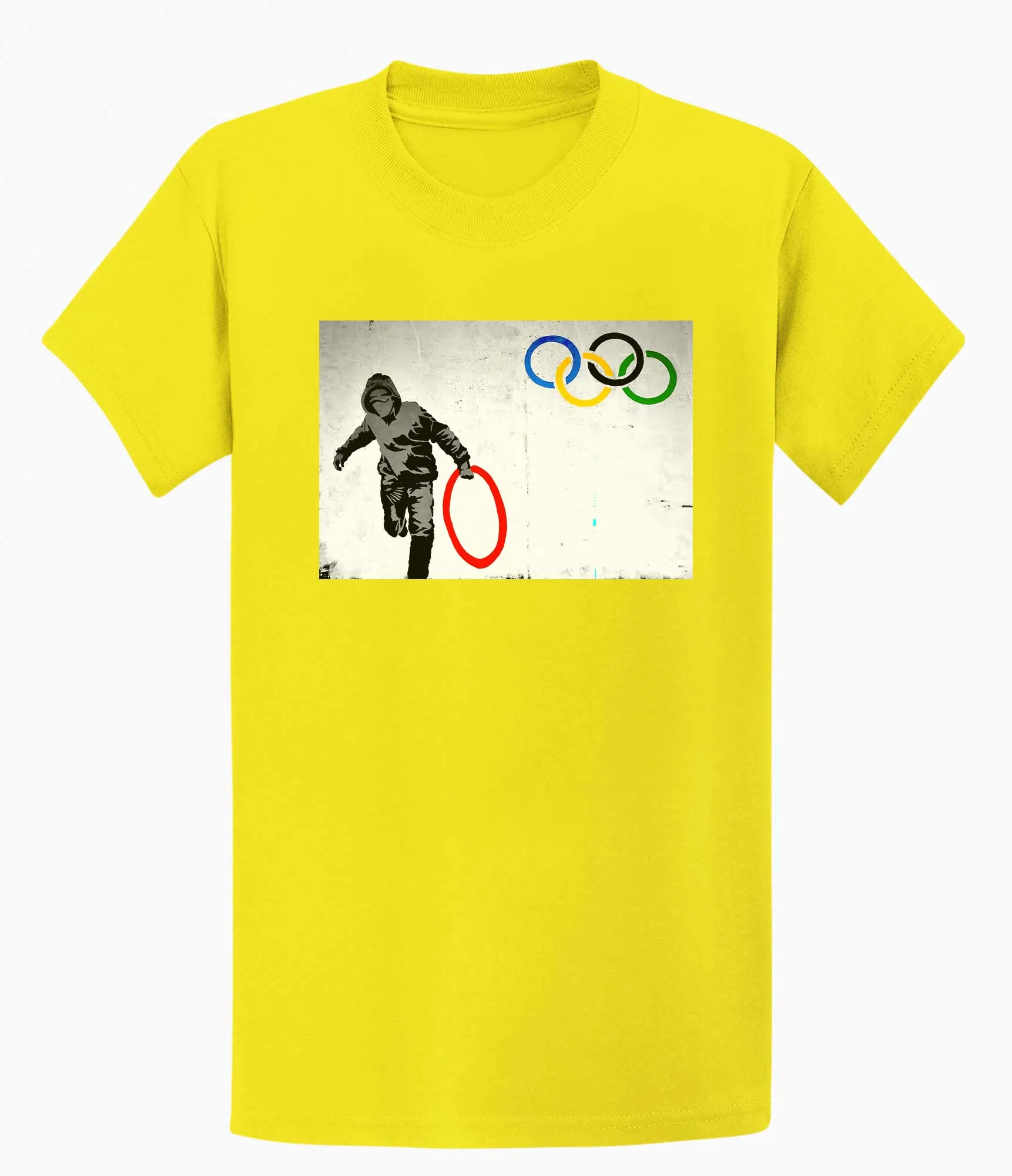 Banksy Unisex T-shirt  - Olympic Theft