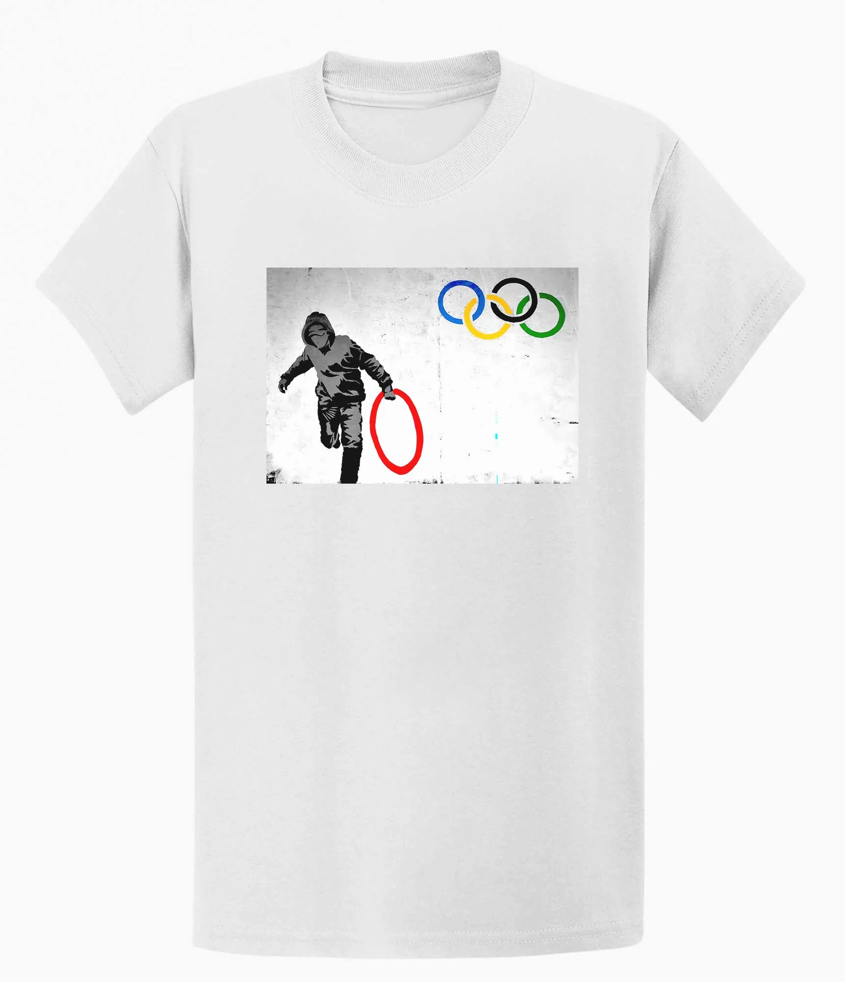 Banksy Unisex T-shirt  - Olympic Theft