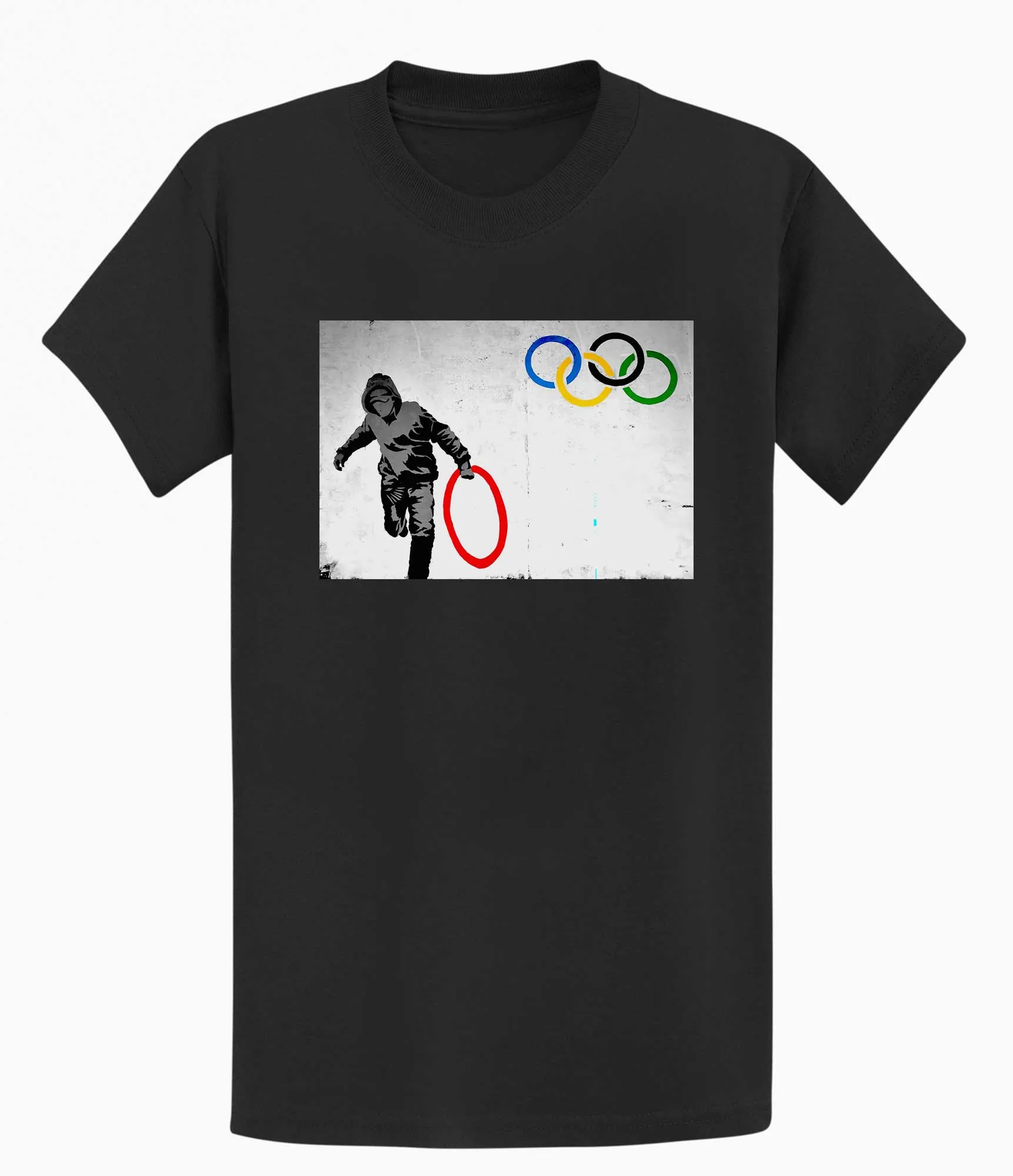 Banksy Unisex T-shirt  - Olympic Theft