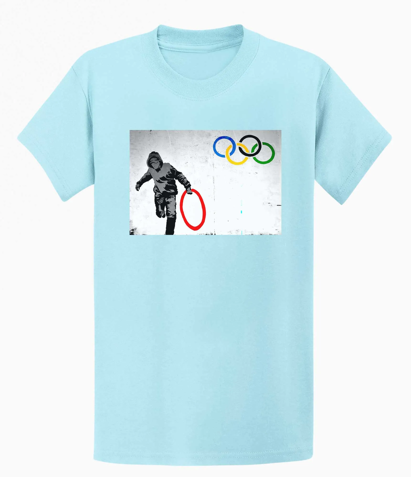 Banksy Unisex T-shirt  - Olympic Theft