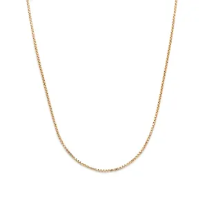 Box Chain Necklace | Gold