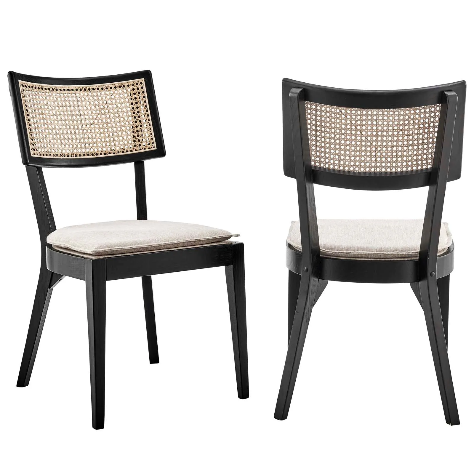 Caledonia Wood Dining Chair Set of 2 by Modway