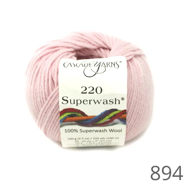 Cascade 220 Superwash Solid Colours