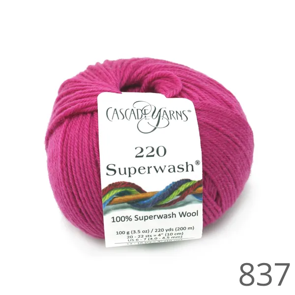 Cascade 220 Superwash Solid Colours