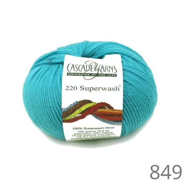 Cascade 220 Superwash Solid Colours