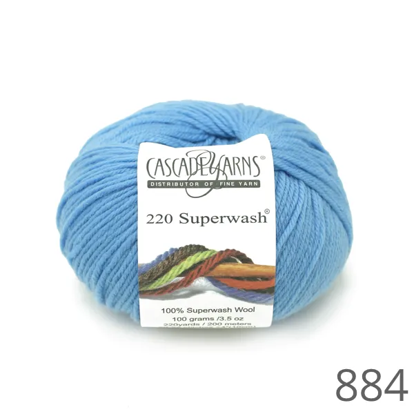 Cascade 220 Superwash Solid Colours