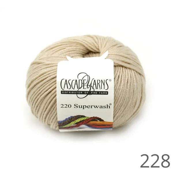 Cascade 220 Superwash Solid Colours