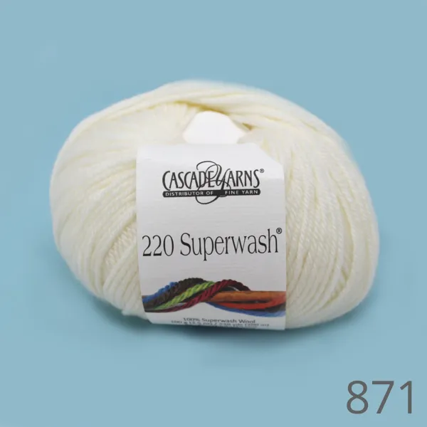 Cascade 220 Superwash Solid Colours