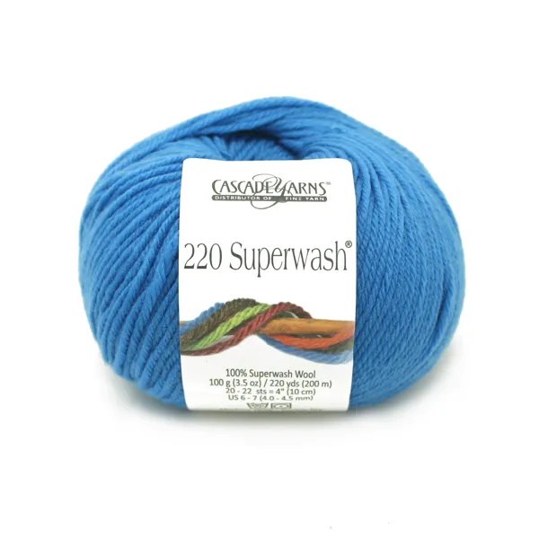 Cascade 220 Superwash Solid Colours