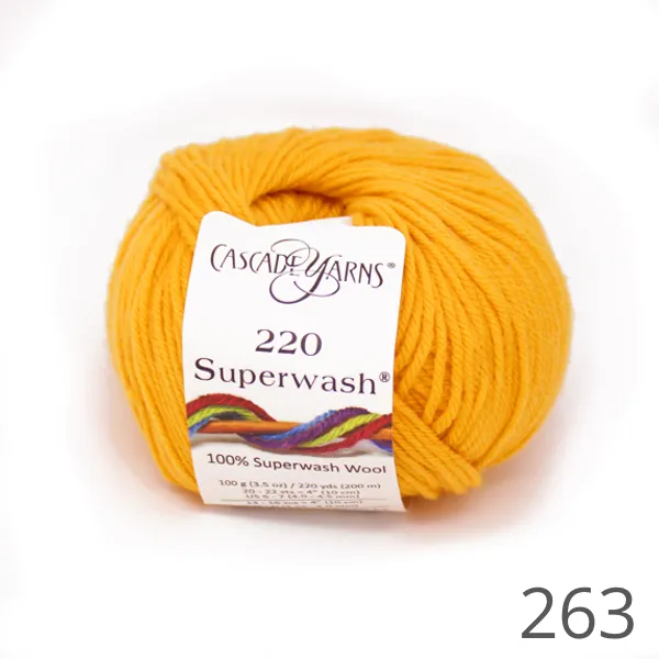 Cascade 220 Superwash Solid Colours