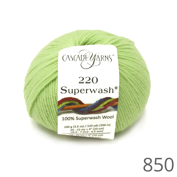 Cascade 220 Superwash Solid Colours