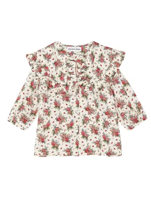 Christina Rohde Floral Peterpan Collar Blouse