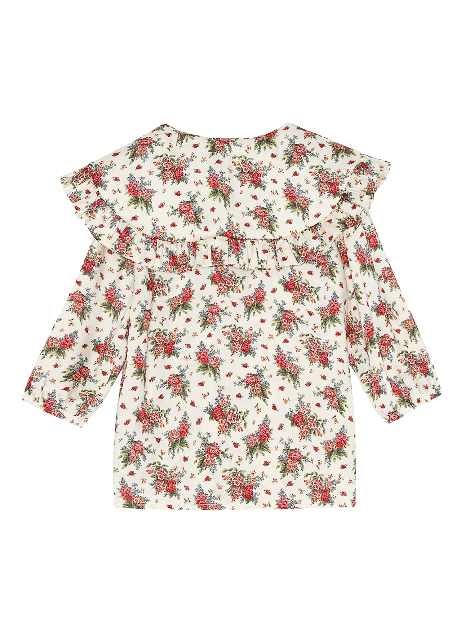 Christina Rohde Floral Peterpan Collar Blouse