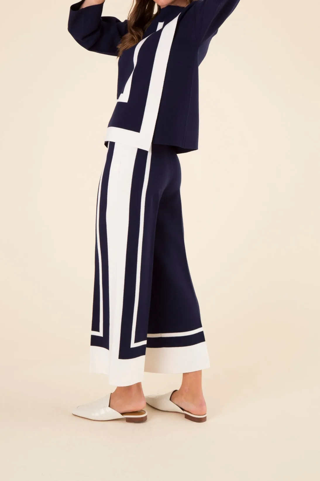 CULOTTE PANT W/ BORDER