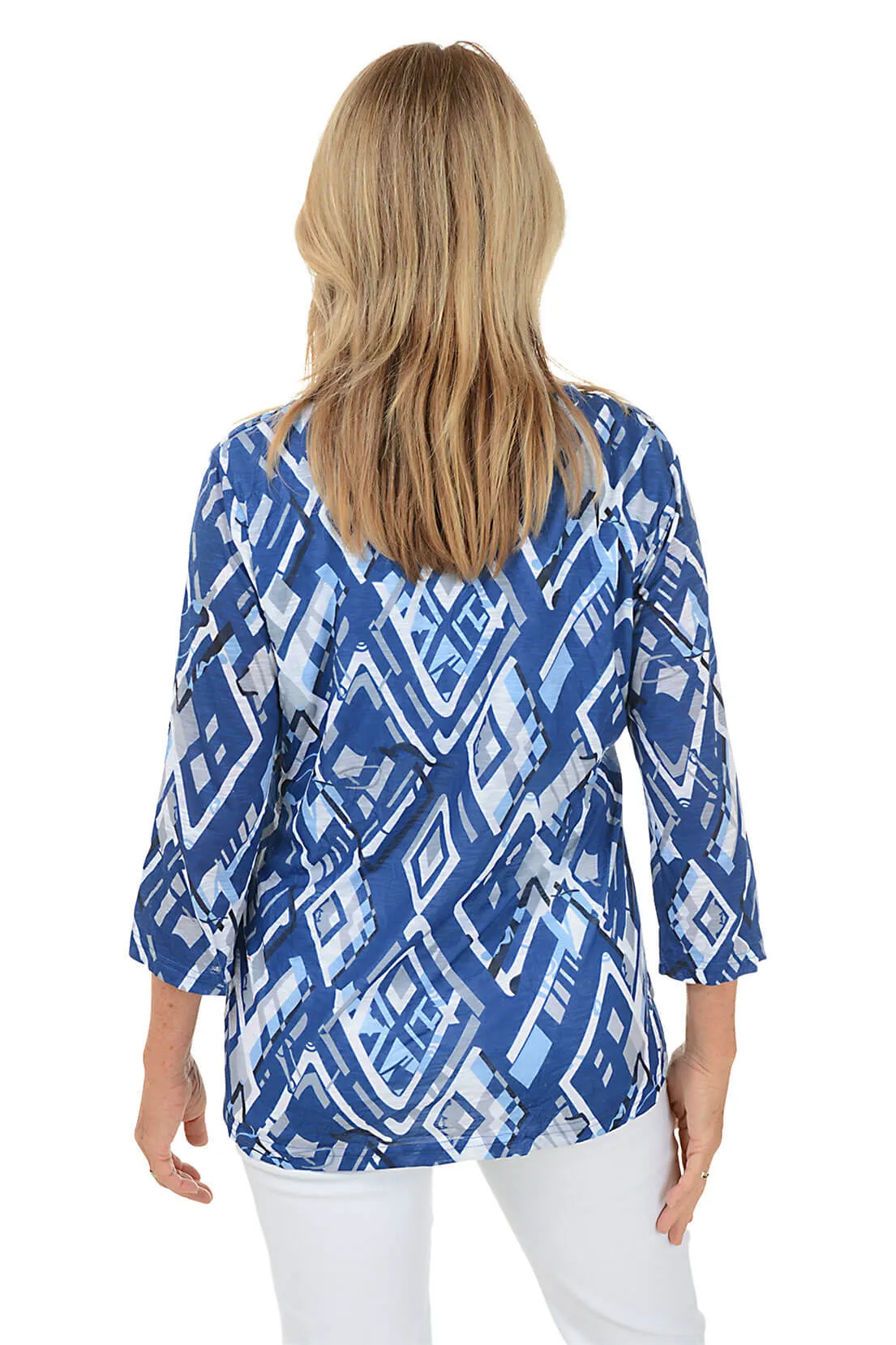 Diamond Facets Criss Cross Tunic