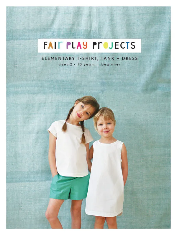 Elementary T-Shirt, Tank   Dress Digital (PDF) Pattern