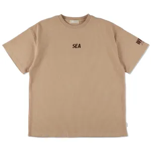 ES_WAFFLE S/S TOP / SAND