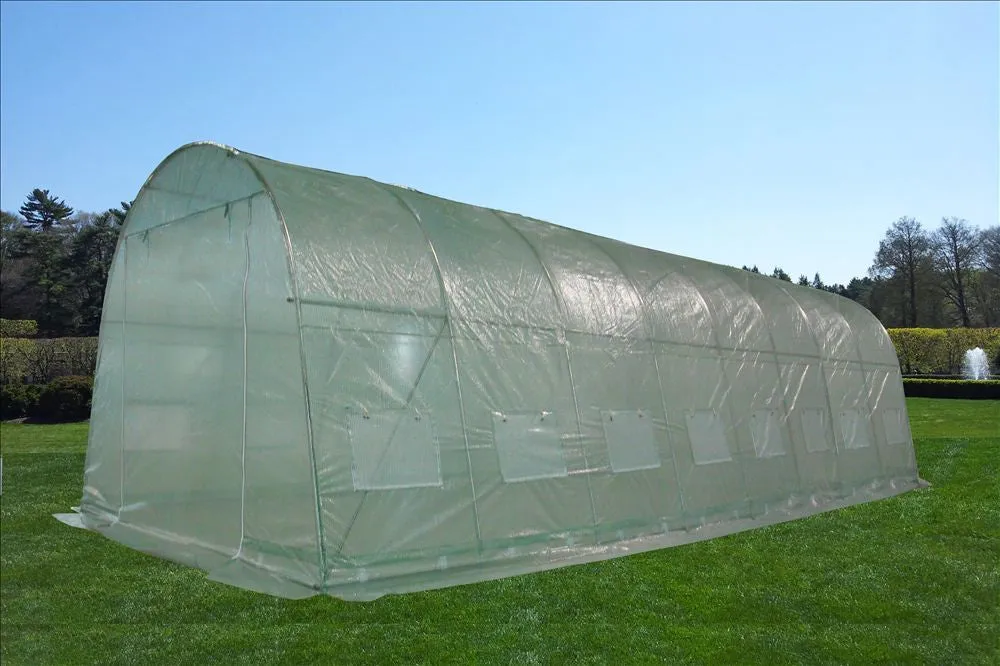 Greenhouse 33'x13' Round Walk-in Nursery