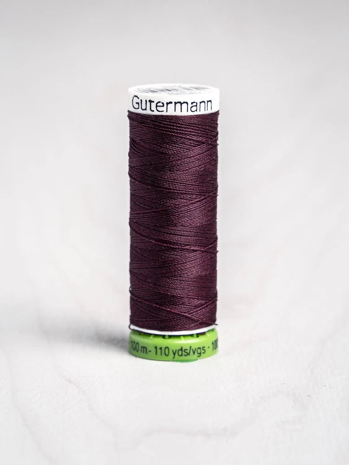 Gütermann All Purpose rPET Recycled Thread - Dark Burgundy 130