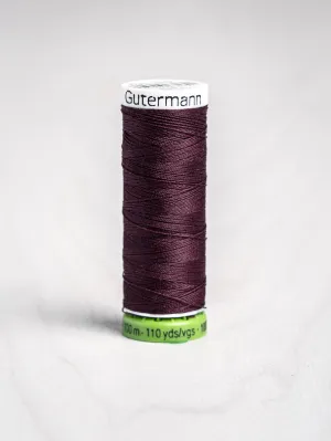 Gütermann All Purpose rPET Recycled Thread - Dark Burgundy 130