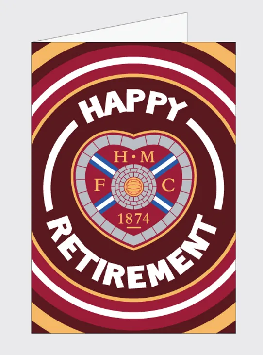 Happy Retirement Crest Circle Card