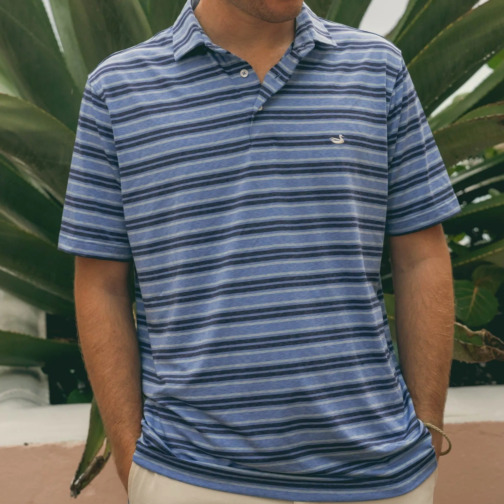 Havana Performance Polo - Zapata Stripe