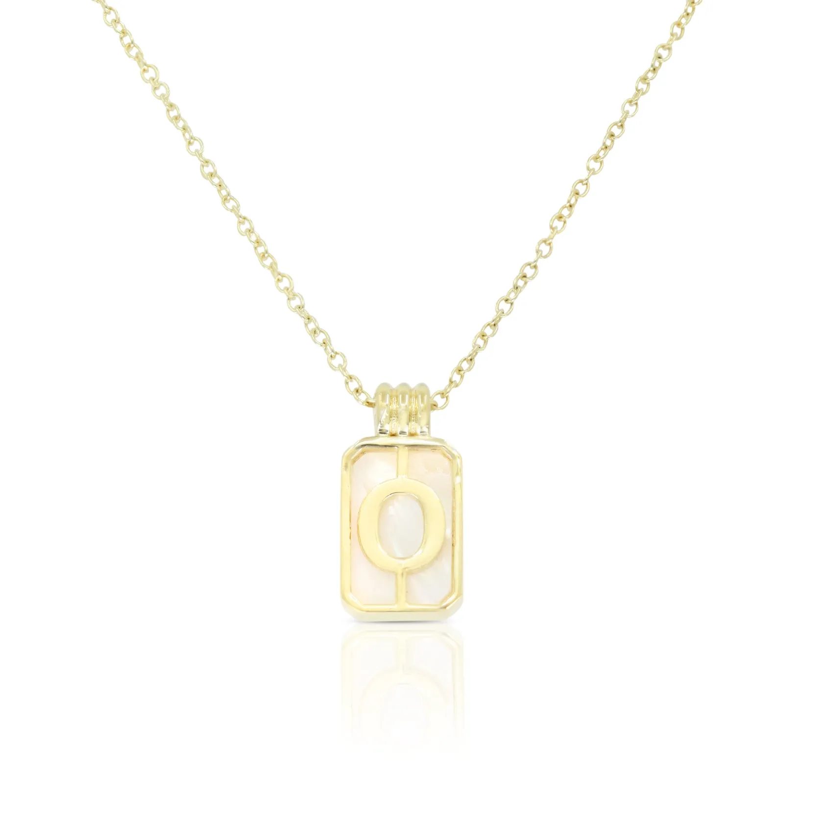 Initial A to Z Gold Necklace