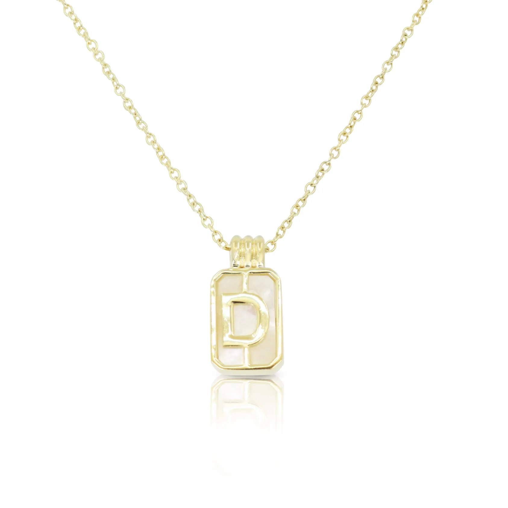 Initial A to Z Gold Necklace