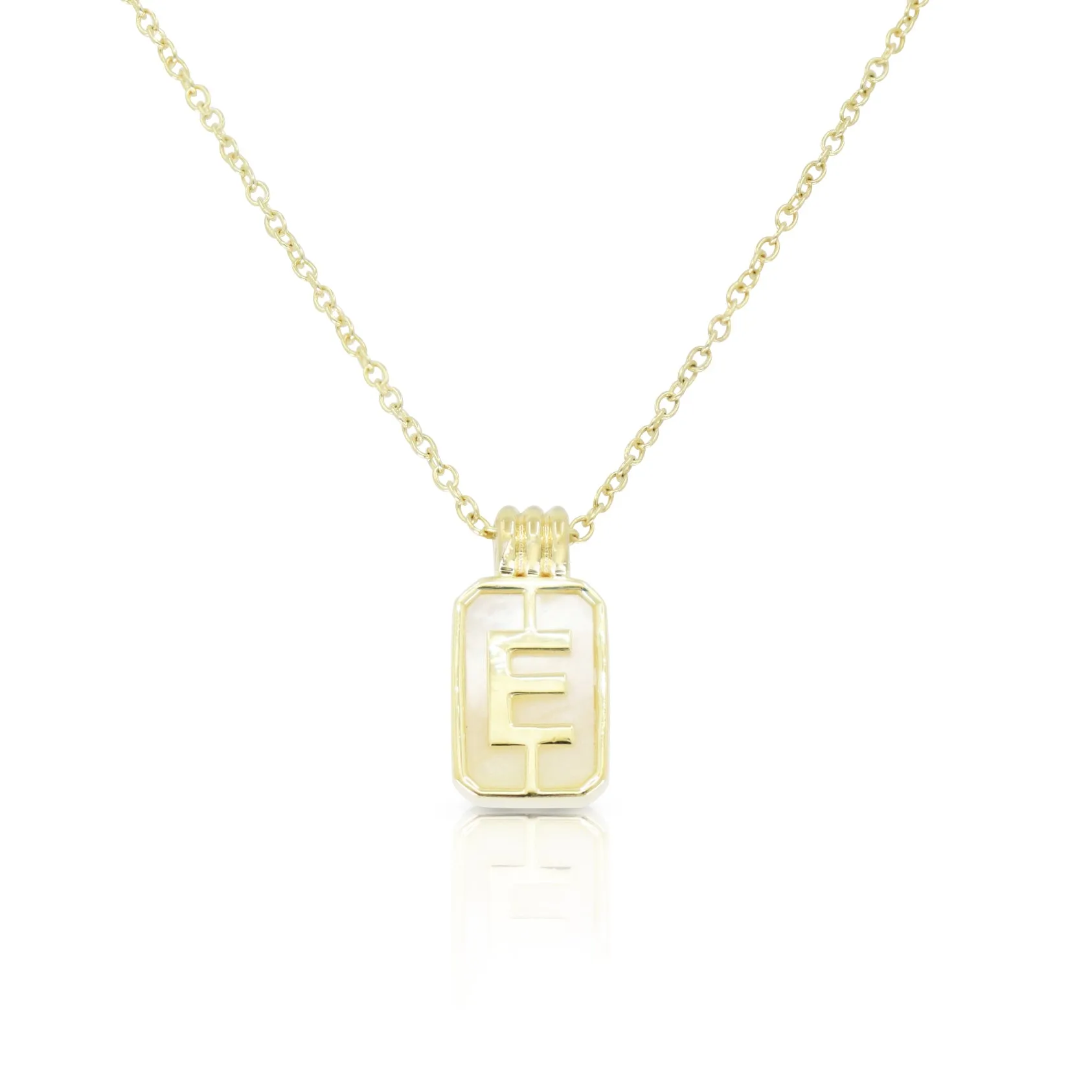 Initial A to Z Gold Necklace