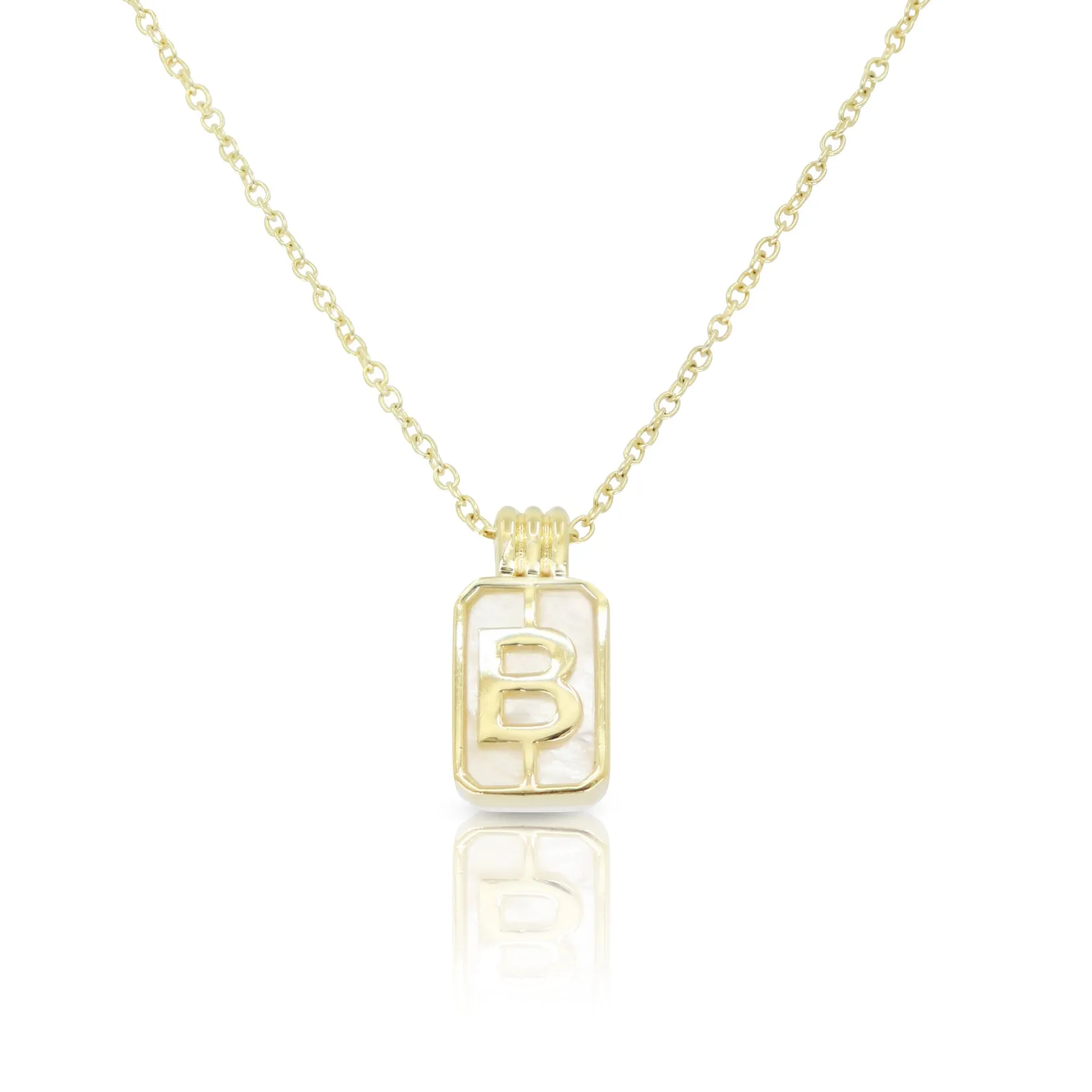 Initial A to Z Gold Necklace