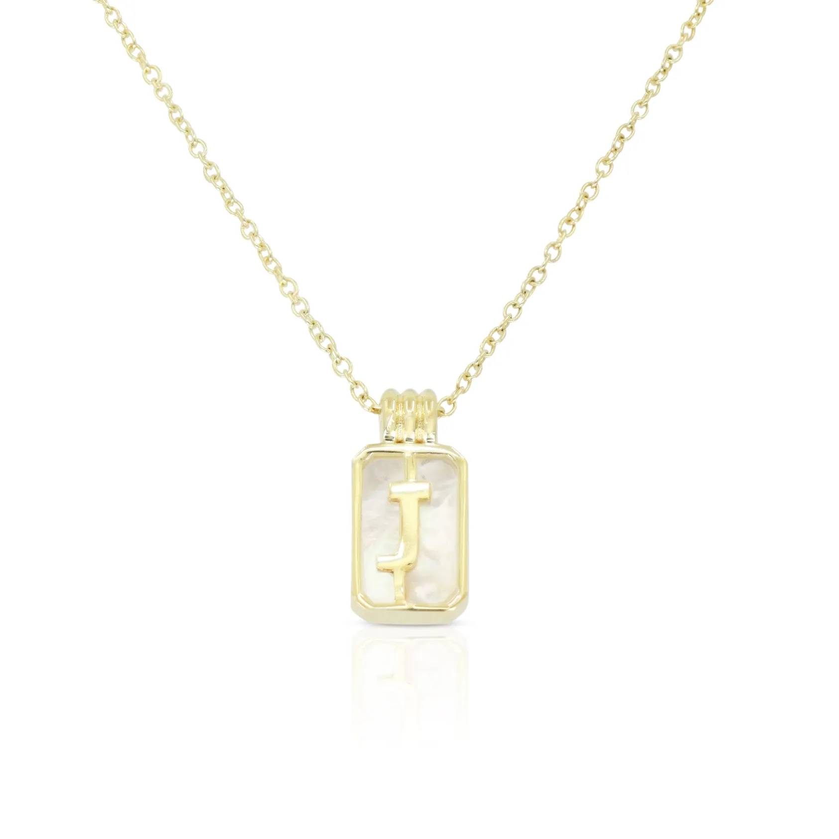 Initial A to Z Gold Necklace