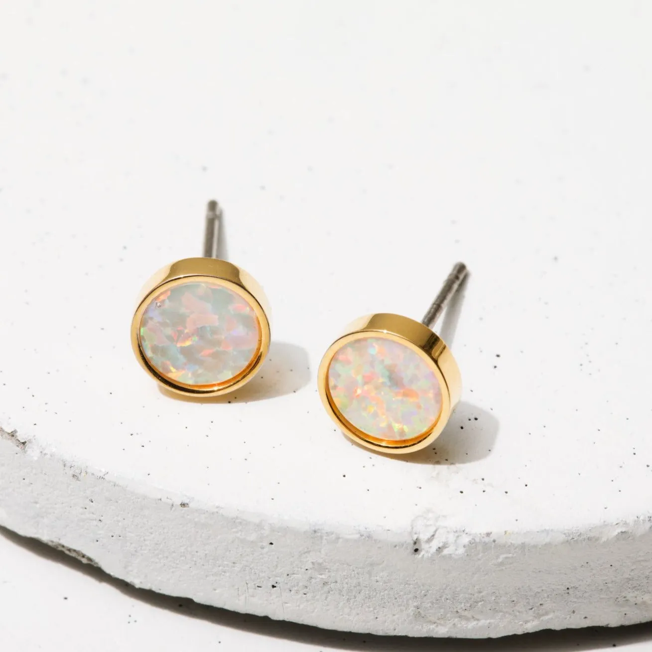 Livie Opal Studs