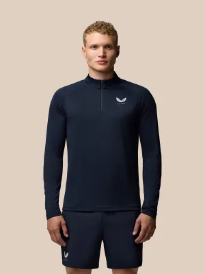 Men's Adapt Long Sleeve Lightweight Quarter Zip Top - Midnight Navy