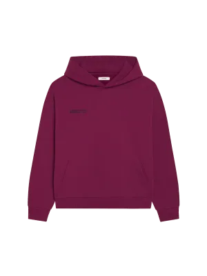 Mens Archive 365 Heavyweight Hoodie—plum purple