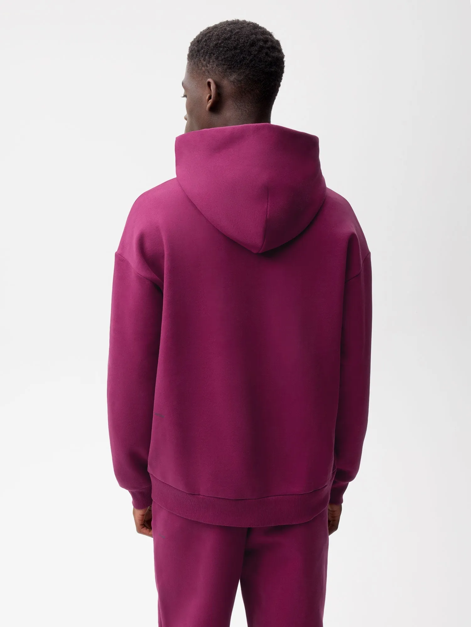 Mens Archive 365 Heavyweight Hoodie—plum purple