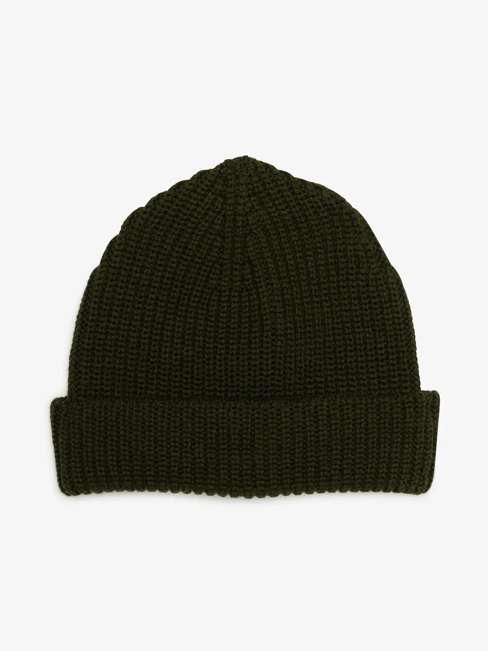 Merino Beanie in Forest Green