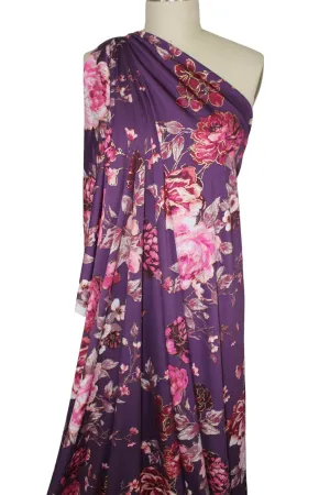 Midas Touch Floral ITY Jersey - Purples