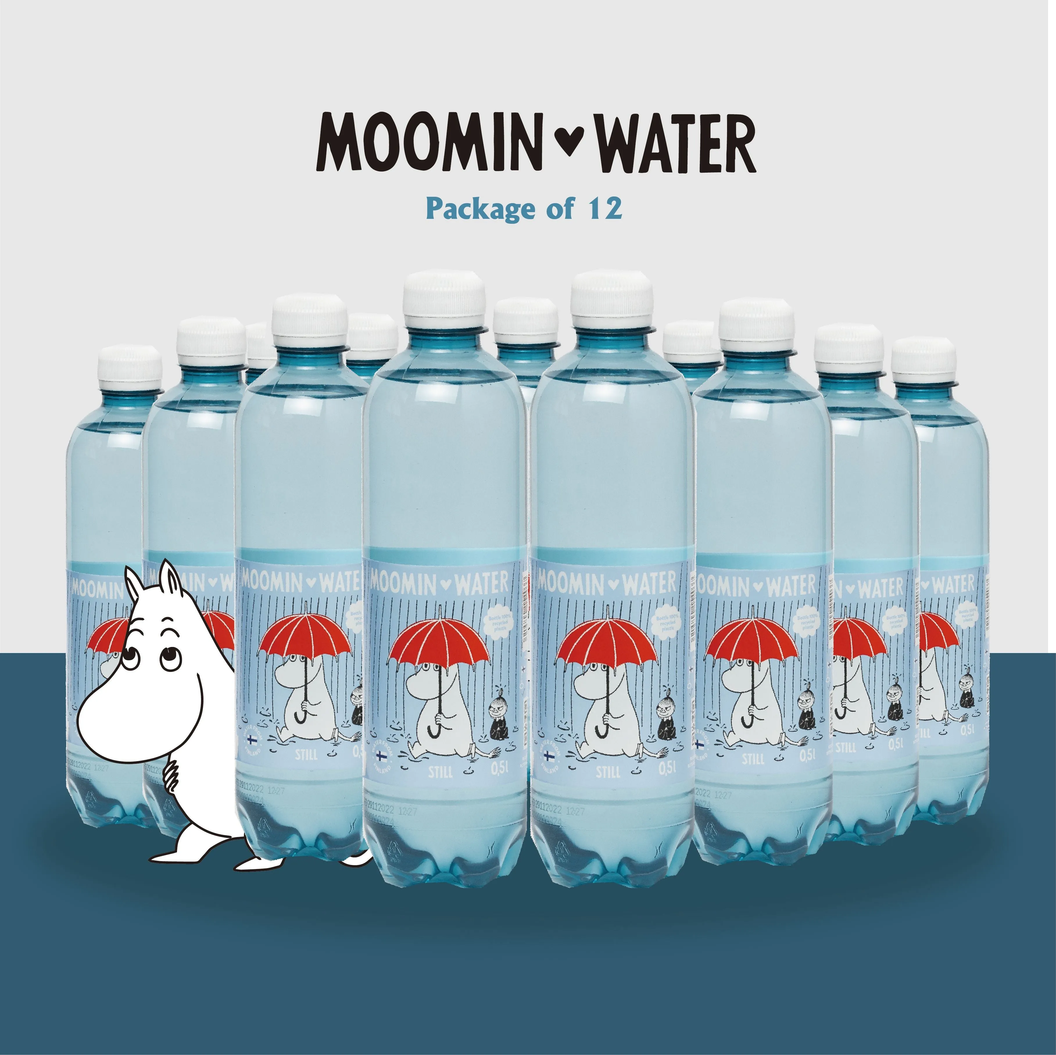 MOOMIN WATER | Beverage I Moomin Still Water | 12 bottle per pack