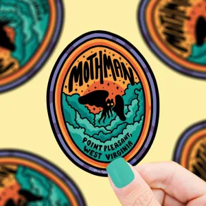 Mothman Cryptid Sighting Location Vinyl Sticker (Turtle's Soup)