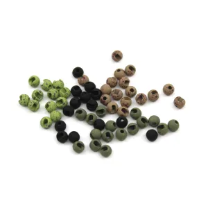 Mottled Tactical Slotted Tungsten Beads