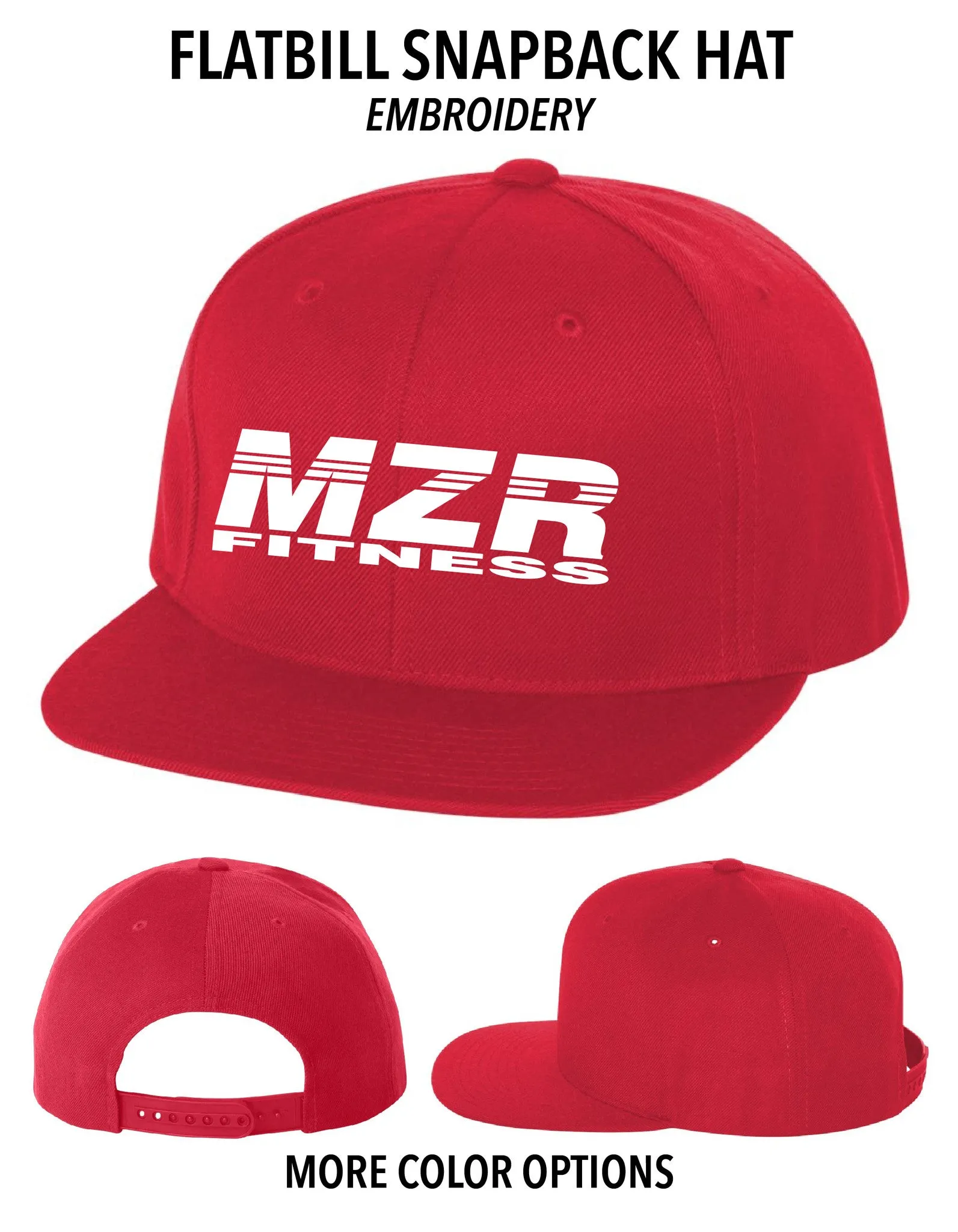 MZR - Flatbill Snapback Hat