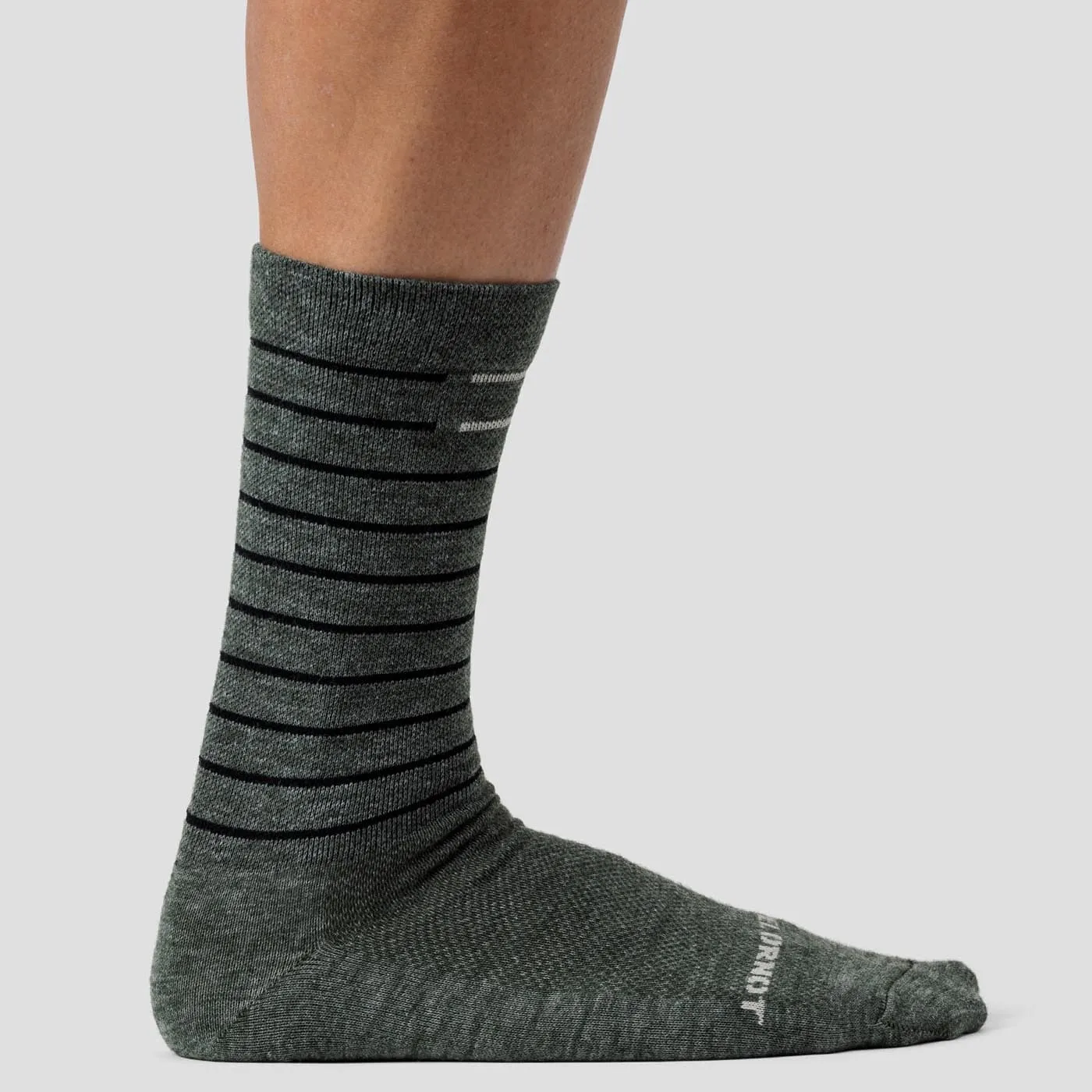 Olive Line Sock - Merino