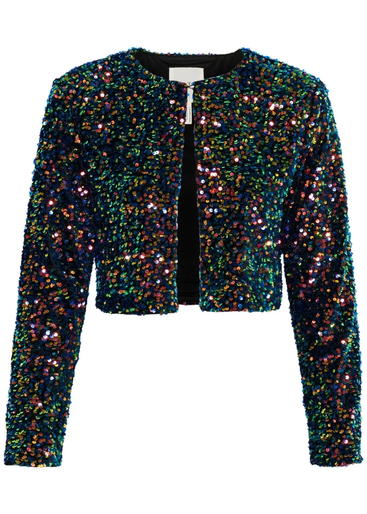 Sure! An optimized title for the Marta Sequin Bolero could be: 

Elegant Marta Sequin Bolero Jacket for Women - Sparkling Evening Wear Cover-Up

This title adds specific modifiers that enhance the product’s appeal and context.